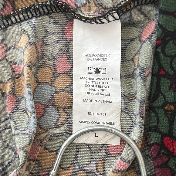 LuLaRoe Colorful Floral Midi Skirt size L - Picture 5 of 7